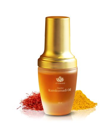 Shankara Kumkumadi Tailam Oil for Face - 18ml - Ayurvedic Saffron Kumkumadi Oil - Glow Face Oil for Women - Nighttime Ayurveda Manjish Elixir - Facial Oil For Dry Skin - Hydrating Skincare Oil