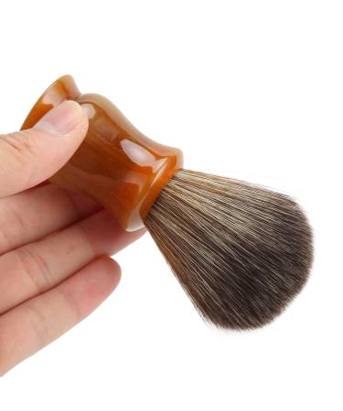 Premium Portable Shaving Foam Brush for Men | Quick-Drying Beard & Neck Dust Brush | Imitation Bristles Facial Care Tool - Buy Online on SooperMarket.com