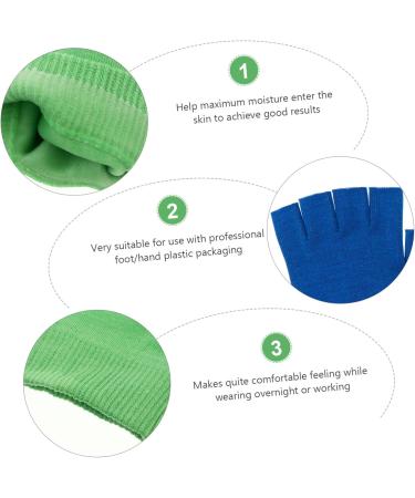 PLAFOPE 2 Pairs Gel Gloves Women Moisturizing Gloves Cosmetic Moisturizing Gloves Hand Care Gloves Moisturizing Gloves Moisturizing Hand Gloves Gel Moisturizing Gloves - Buy Online on SooperMarket.com
