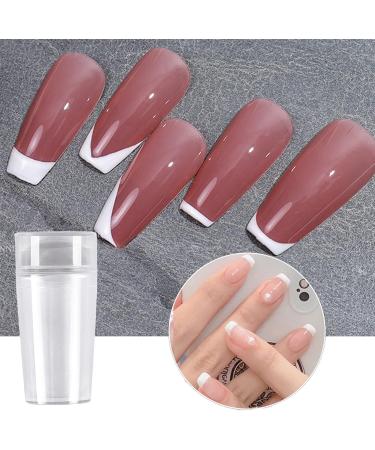 One Piece Clear Silicone Jelly Stamper With Scraper Clear Nail Art Jelly Stamper Nail Art Stamping Stamper for Manicure Tools Nail Art Stamper Scraper for DIY Nail Decor Stamper - Buy Online on SooperMarket.com