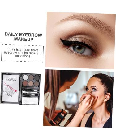 FOYTOKI 2 Sets Eyebrow Powder Set Eyebrow Filler Eyebrow Powder Tool Eyebrow Sissor Kit Brow Pencil Lit Abs - Buy Online on SooperMarket.com