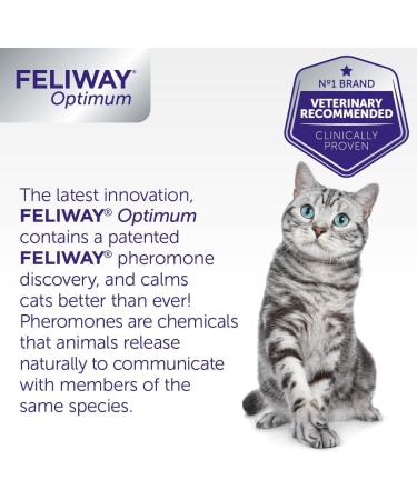 Feliway Optimum Refill Purple Package may vary 3 Count ( Pack of 1) - Buy Online on SooperMarket.com