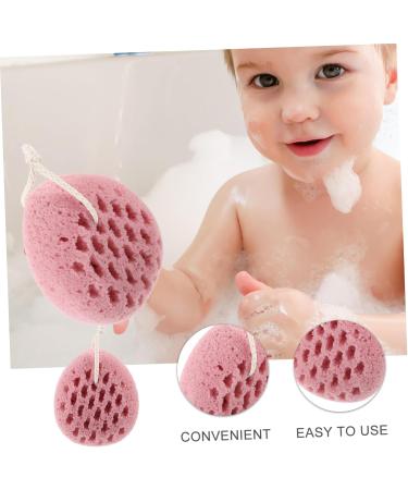 PLAFOPE Bath Sponge Sponges Scrubber Exfoliating Sponge Skin Bath Ball Sponge Bath Balls Bath Back Sponge Bathing Bubble Making Sponge Showering Ball Bath Flower Tool Girl The Bubble Pink - Buy Online on SooperMarket.com