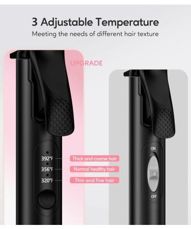 Dual Voltage Mini Curling Iron 3/4 Inch Barrel - Keratin & Argan Oil Infused Adjustable Temperature Travel Storage Bag - Perfect for International Travel - Buy Online on SooperMarket.com