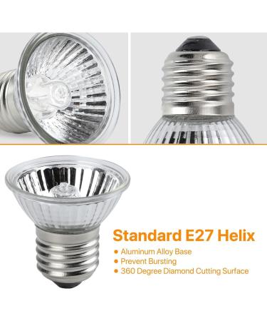 Shengruili 25W/50W Turtle Heat Lamp - Ideal Reptile Lamp for Terrariums | Durable & Efficient - Buy Online on SooperMarket.com