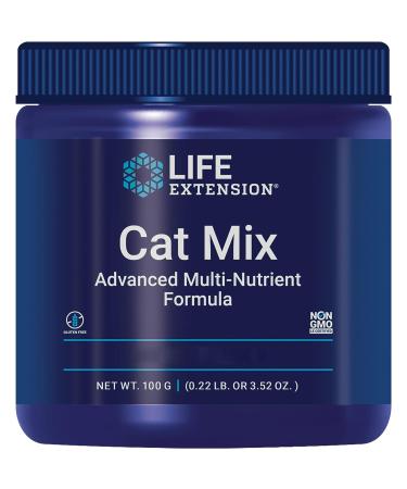Life Extension Cat Mix Multivitamin Powder for Cats 100g Gluten Free Soy Free Non-GMO