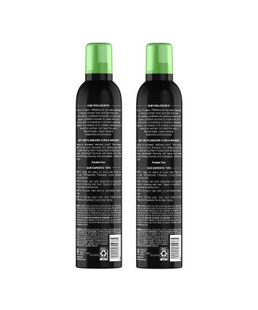 TRESemm Flawless Curls Mousse with Coconut & Avocado Oil - Extra Hold, Lightweight Formula - 2 pk 15 oz - Paraben & Alcohol Free - Soft, Bouncy Curls - Buy Online on SooperMarket.com