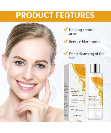 Vitamin C Face Cleanser for Oily Skin Hydrating Cleanser for Large Pore Vitamin C Skin Cleanser for Face Smooth Skin Tone & Control Skin Oil Gentle Face Cleanser For All Skin Type Dense Foam-Hydrating - Buy Online on SooperMarket.com