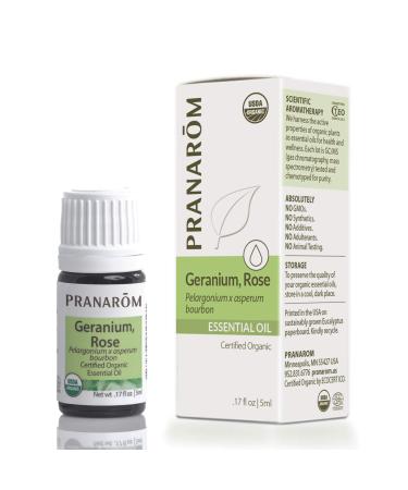 Pranarom Essential Oil Geranium Rose .17 fl oz (5 ml)