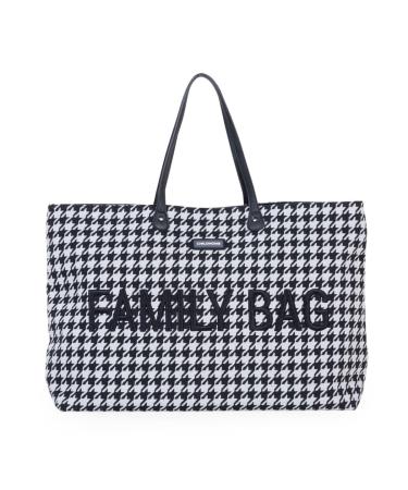 CHILDHOME Family Bag Changing Bag Travel/Weekend Bag Large Capacity Detachable Pouch Included Tweed Family Bag Tweed