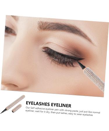 CANIGHT 1pc Eyeliner Black Pen Eyelash Glue Pen for False Lashes Eye Makeup Pencil Makeup Supply Plastic - Buy Online on SooperMarket.com