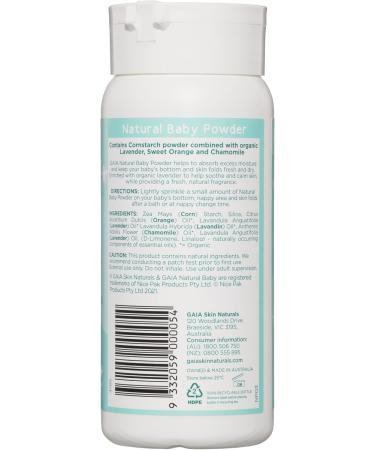 Natural Baby Powder by Gaia Skin Naturals - Buy Online on SooperMarket.com