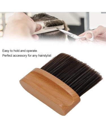 Professional Barber Neck Duster Brush Soft Nylon Hair Wodden Handle Hair Sweeping Brush Comfortable Grip Barber Accessories Suitable for Barbers Hair Stylist - Buy Online on SooperMarket.com