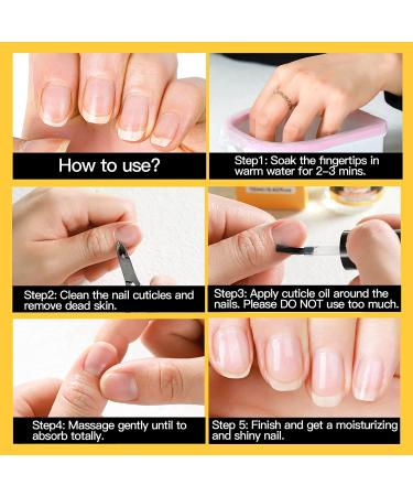 2PCS FANDAMEI Milk and Honey Cuticle Revitalizing Oil 0.42 oz - Nourishing and Moisturizing Cuticle Care for Soothing, Strengthening, and Healing Dry Cracked Cuticles - Buy Online on SooperMarket.com