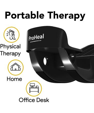 ProHeal Foot Rocker Calf Stretcher with Spiked Ball Massager for Plantar Fasciitis & Achilles Tendonitis - Blue/Yellow - Lower Leg Pain Relief - Buy Online on SooperMarket.com