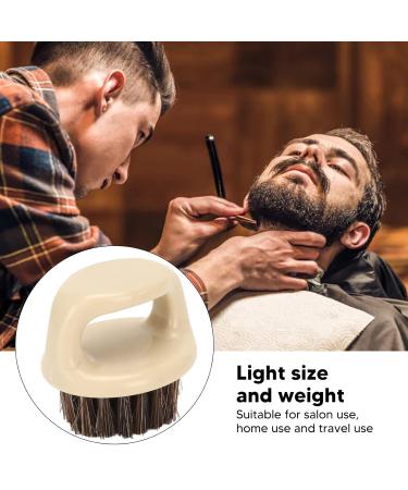 3-Part Shaving Brush Ring for Men | Soft Bristle Beard & Hair Styling Tool | Essential Hairdressing Comb & Cleaning Brush - Buy Online on SooperMarket.com