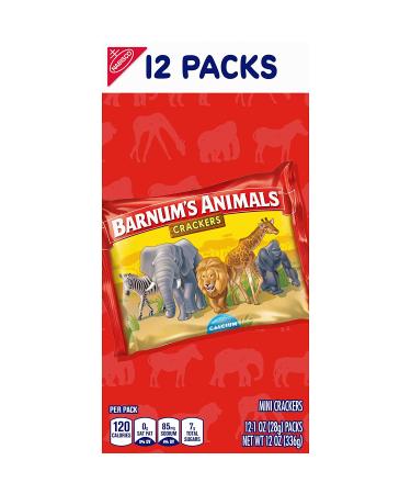 Barnum's Original Animal Crackers 12 Snack Packs - Delicious & Convenient Snacking Option - Buy Online on SooperMarket.com