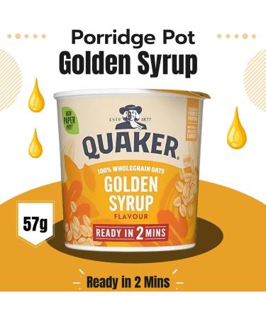 Quaker Oats Pick N Mix - Choose From 6 Flavours |Banana & Strawberry Apple & Blueberry Golden Syrup Original Porridge Oat Chocolate Orange Oat Caramel Fudge - Pack of 2 59.00 g (Pack of 2) - Buy Online on SooperMarket.com
