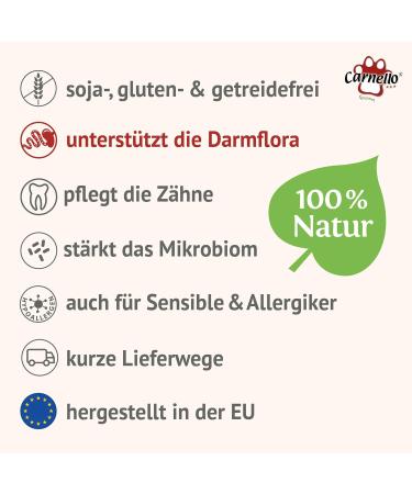 Carnello Hundeleckerli - Grain-Free Dog Treats & Snacks | Dog Paghetti Delicacies (3 x 60g) - Premium Dog Chews - Buy Online on SooperMarket.com
