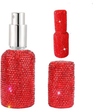 TROONZ Rhinestone Perfume Travel Refillable Bottle | 30ml Portable Spray Atomizer Bottle | Travel Reusable Bottle Container Empty Perfume Spray Bottle For Travel - Buy Online on SooperMarket.com