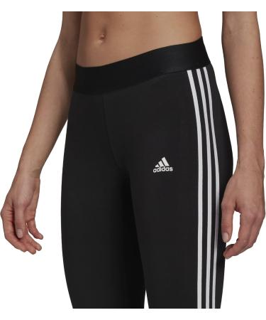 Buy adidas Women's 3/4 Leggings | Essentials 3-Stripes Black/White - International Shipping Available - Buy Online on SooperMarket.com