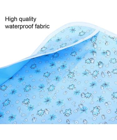 Adult Bibs for Eating Waterproof Mealtime Bib for Elderly Reusable Large Clothing Protector Crumb Catcher for Men Women(27 * 17 * 2cm-Flower Blue) 27*17*2cm Flower Blue - Buy Online on SooperMarket.com