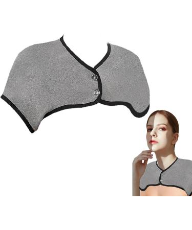 Zceplem Heating Pillow for Shoulder - 360 Thin Heated Neck Wrap | Washable Velvet Neck Warmer for All Seasons | Large Light Gray Neck and Shoulder Relaxation Pillow - Buy Online on SooperMarket.com
