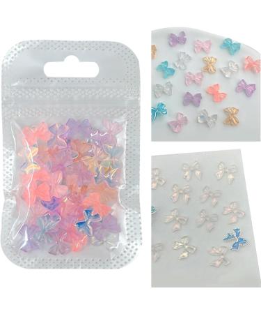 Simple Bowknot 3D Resin Ribbon Bows Manicures Accessories Supplies Resin Bows Decorations - Buy Online on SooperMarket.com