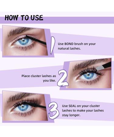 Lash Seal 10ml - Waterproof Overnighter Lash Sealer for Cluster & Eyelash Extensions | Long Lasting Bond & Lock - Black Seal - Buy Online on SooperMarket.com