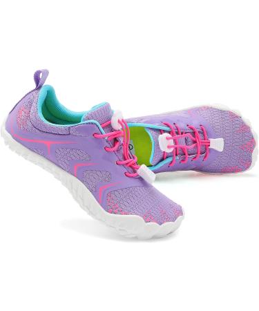 L-RUN Kids Water Shoes - Quick Dry Athletic Sneakers for Boys Girls | 13.5 Little Kid | Indoor Outdoor Hiking Shoes | Purple Pink - Buy Online on SooperMarket.com