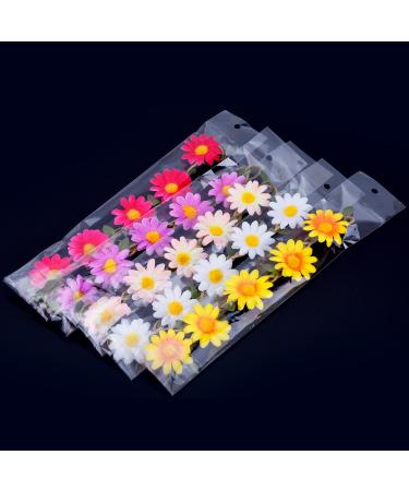 Multicolor Floral Headband Set - 5 Pack with Adjustable Elastic Band | Stylish Accessories for All Occasions | International Shipping Available - Buy Online on SooperMarket.com