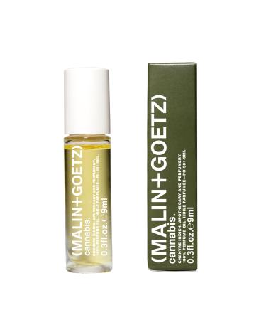Malin + Goetz Cannabis Perfume Oil 0.3 Fl. Oz. - Men & Women Rich & Earthy Scented Oil Fragrance Oil Roll On Mini Perfume Body Oil Vegan & Cruelty-Free Cannibis