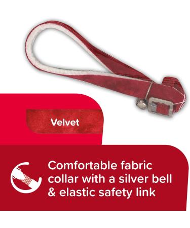 Beaphar Soft Flea Collar for Cats Kills Fleas For up to 4 Months Veterinary Medicine Adjustable With Safety Mechanism For Cats From 12 Weeks of Age 1 x Velvet Collar Colours May Vary - Buy Online on SooperMarket.com