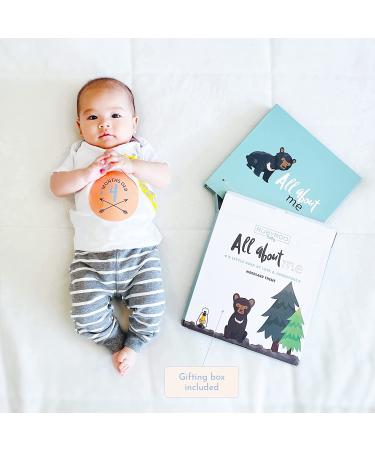 RubyRoo Baby Memory Book - Gender Neutral Milestone Keepsake Album for First 5 Years - Woodland Theme Scrapbook Journal - Perfect Baby Shower Gift - Buy Online on SooperMarket.com