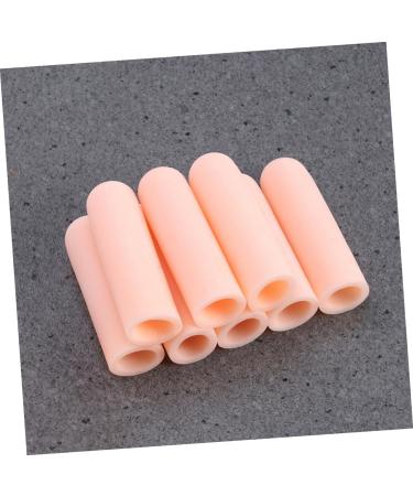 Finger Cots Set - 8 Pcs Finger Tips & Toe Sleeve Covers for Pain Relief - Beige Thin Section - Thumb and Toe Protectors Included - Buy Online on SooperMarket.com