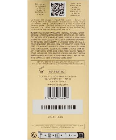 Precious Le Serum by Clarins for Women - 1 oz Serum - Buy Online on SooperMarket.com