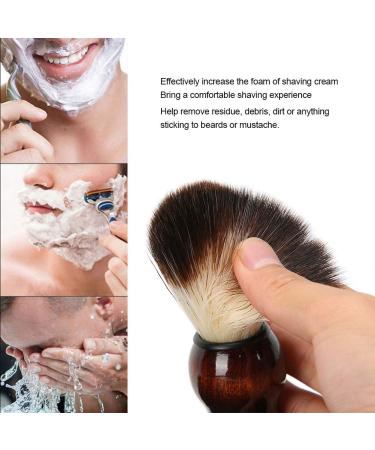 Ankroyu Portable Men's Shaving Brush - Facial Cleaning Foam Razor Brush & Beauty Tool for Beard Care - Buy Online on SooperMarket.com