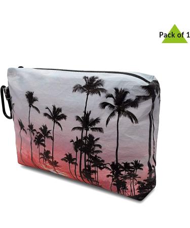 Wet Bag for Swimsuit - Small Reversible Waterproof Pouch with Carabiner Clip and Zipper - Ideal for Pool, Beach, Travel, Swimming, Gym - Diaper Bag Dry Bag for Bathing Suits, Baby, Yoga - 8.6x1.5x6.7 - Buy Online on SooperMarket.com
