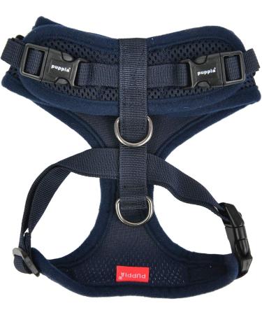 Puppia Ritefit Dog Harness for Small to Medium Dogs - Adjustable Soft & Versatile - Navy | Ideal for Puppies & Adult Dogs - Buy Online on SooperMarket.com