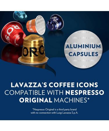 Buy Lavazza Qualit Oro Coffee Capsules - 10 Nespresso Compatible Arabica Beans with Fruity-Floral Taste | International Shipping - Buy Online on SooperMarket.com