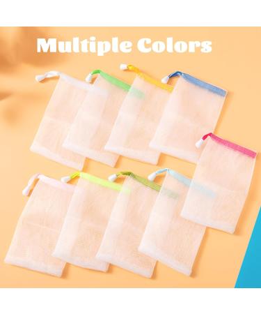 Invoda Handmade Soap Bubbles - Double-Layer Cord Striker & Foam Network for Body & Facial Cleaning (5 Pieces) - Eco-Friendly Bath Tools for Peeling & Refreshing Skin - Buy Online on SooperMarket.com