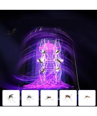 Buzzbug Mosquitoes Killers - BugZapper Outdoor - Mosquitoes Zapper - Waterproof Solar Powered Buggs Zapper - LED UV Light Indoor Mosquitoes Killers Electric Fly Zapper Lamp for Patio Backyard Purple - Buy Online on SooperMarket.com
