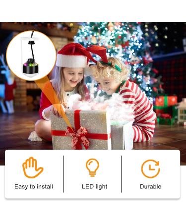 Delamiya Ultrasound Nebulizer | 12 LED Color-Changing Mist Maker for Fountains & Ponds - Premium Water Fogger with Removable Spray Protection - Buy Online on SooperMarket.com