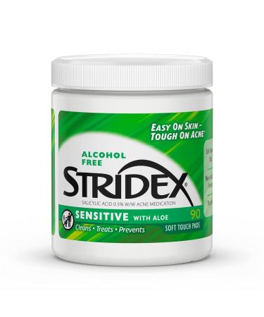 Stridex Sensitive Acne Pads - 90-Count (Pack of 3) - Buy Online on SooperMarket.com