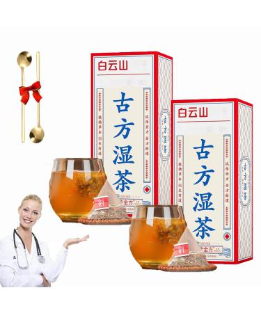 Qosneoun 29 Flavors Of Ancient Formula Tea 29 Flavors Liver Care Tea Chinese Herbal Tea For Liver Health Liver Care Tea Dampness 29 Flavored Liver Care Tea Dampness Removing Tea (2pcs)