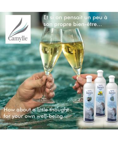 Camylle Rosemary Whirlpool Bath Additive - Essential Oil Emulsion for Wellness Tub & Foot Hydromassage - 250ml | Soothing Aromas - Buy Online on SooperMarket.com