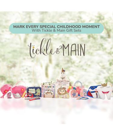 Tickle & Main Unicorn Tooth Fairy Pillow Gift Set - Plush Pillow with Tooth Pocket, Notepad, and Keepsake Pouch - Buy Online on SooperMarket.com