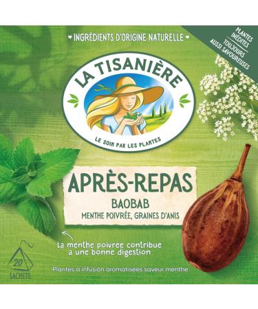 La Tisaniere Apres Repas x20 Tea Bags (La tisani re - Afternoon)
