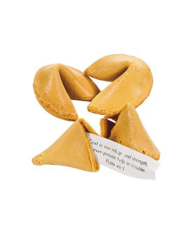 Bible Verse Fortune Cookies - 50 Pieces - Individually Wrapped