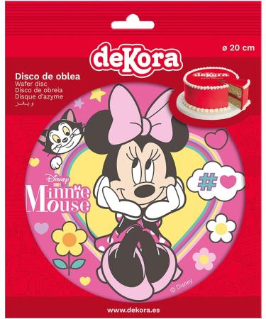 dekora - Minnie Mouse Azyme Disc 20 cm Pink - Buy Online on SooperMarket.com